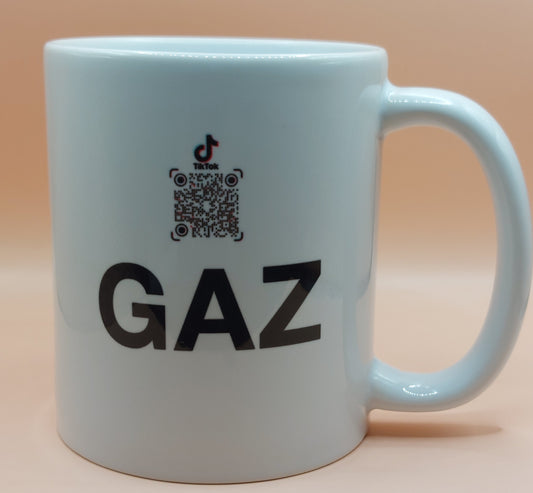 Never A Straight Answer Logo Mug