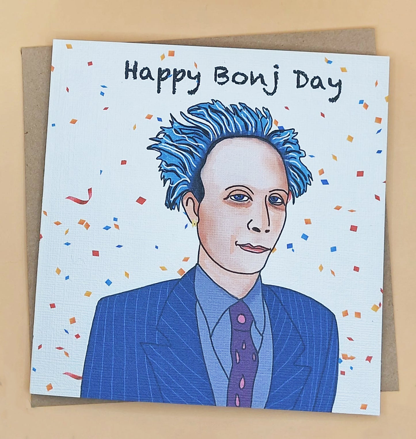 Bonj Hugo Greetings Card