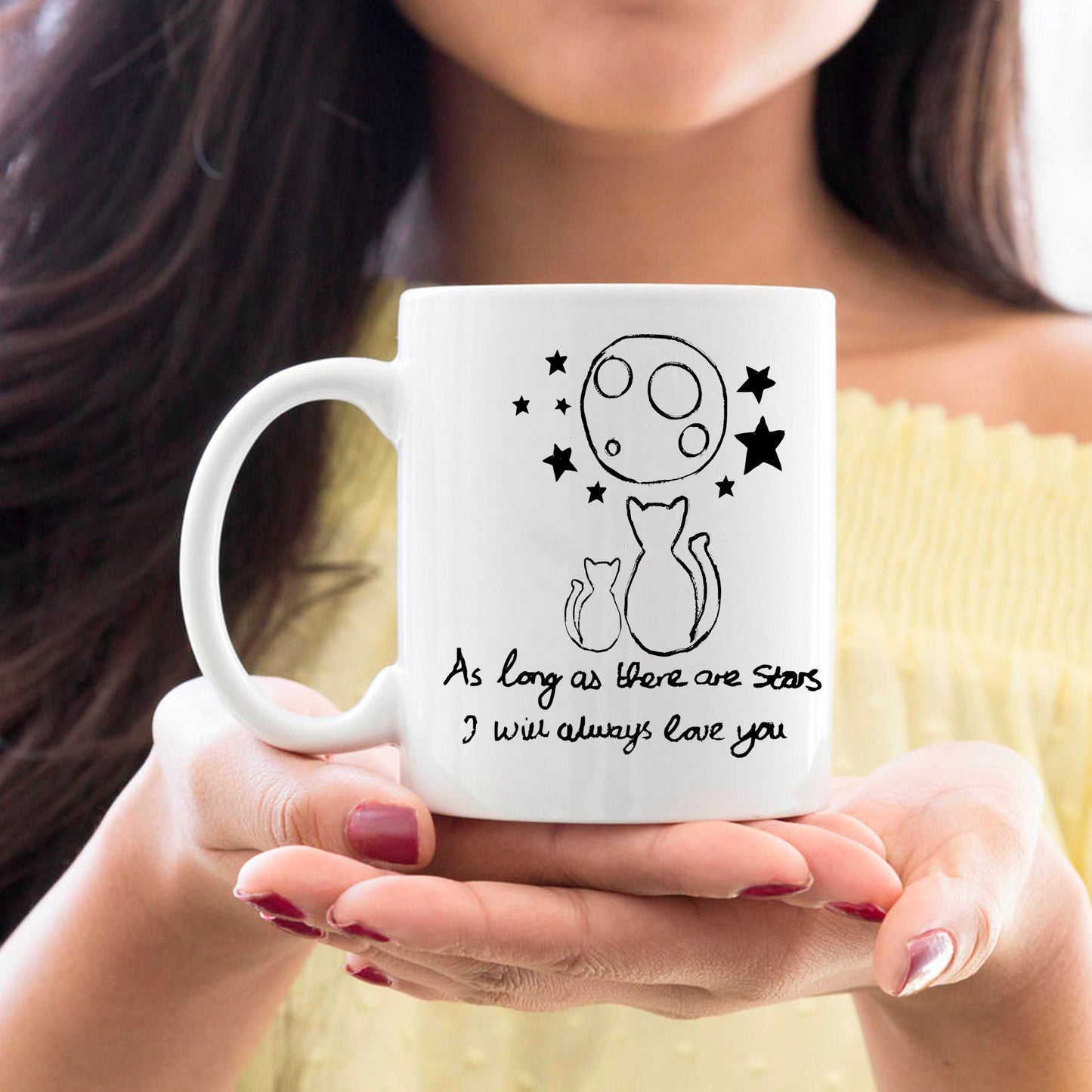 Florence & Bertie Cat Mug Personalised