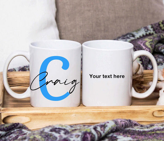 Any Name For Him Or Her Initial Mug (Personalised)