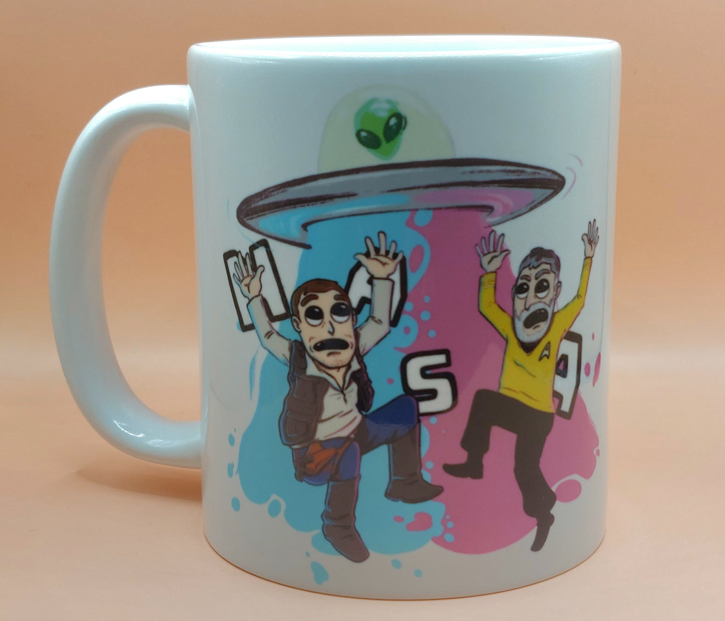 Never A Straight Answer Logo Mug