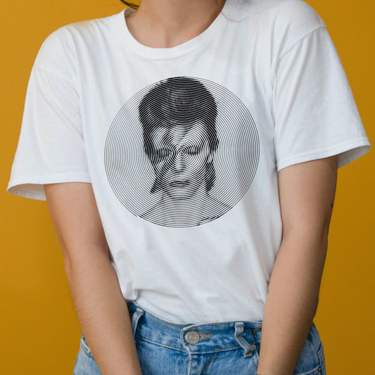 Aladdin David Bowie Spiral Art T-Shirt