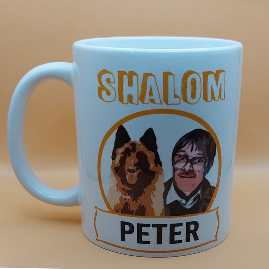 Mug "Un père est quelqu'un que vous admirez, quelle que soit votre taille" (personnalisé)