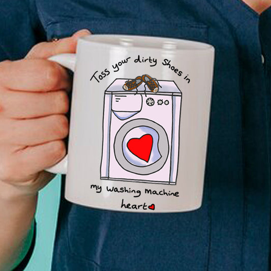 Washing Machine Heart Indie Music Art  Personalised Mug