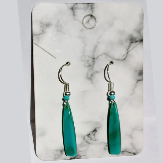 Fashion Earrings Dangle Drop Faux Turquoise For Pierced Ears SquidPot