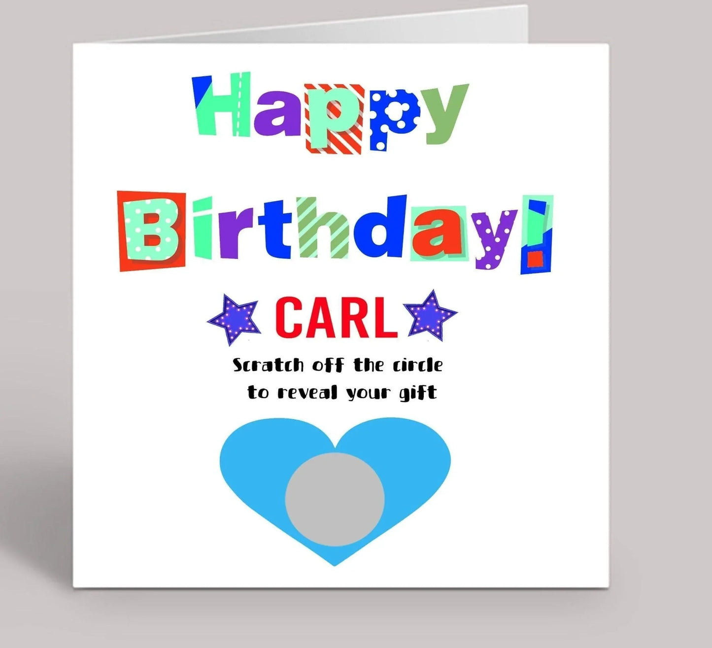 Birthday Scratch Reveal Blowjob Birthday Card 6x6 inch - SquidPot