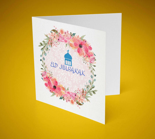 Eid Mubarak Ramadan 6x6in Greeting Card (Personalised) - SquidPot