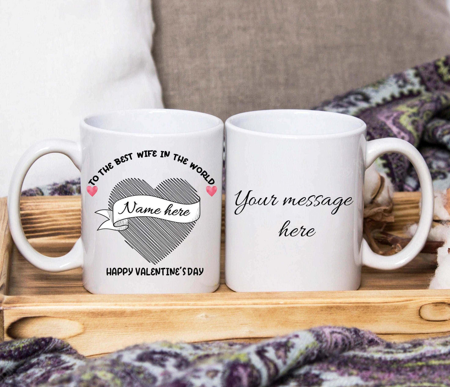 Best Wife In The World Mug (Personalised)