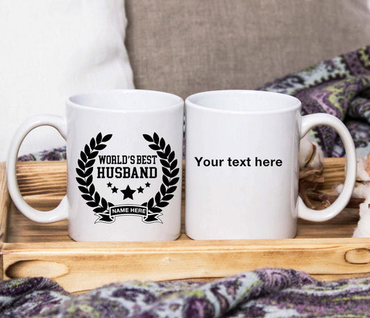 World's Best Husband *NAME* Mug (Personalised) - SquidPot