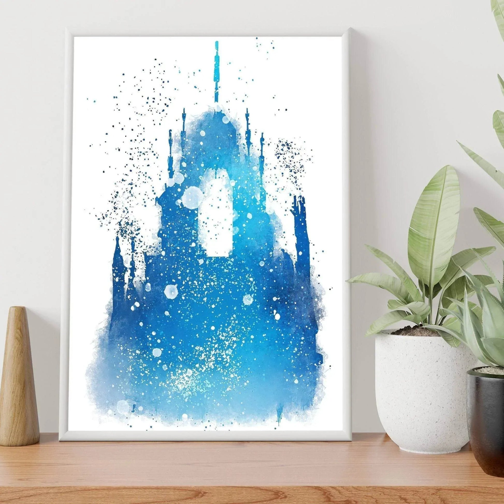 Frozen Inspired Set Of Three Watercolour Style A4 prints Prints - SquidPot