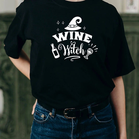Wine Witch T-Shirt - SquidPot